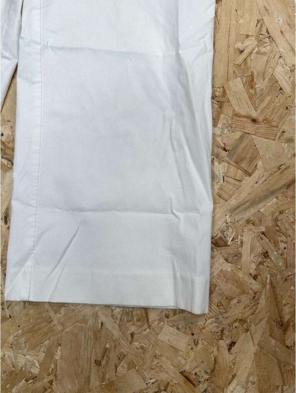 Chicos White Wide Leg Crop Pants Womens Size 0.5P US 6P Pull On Stretch Cropped - Picture 3 of 15